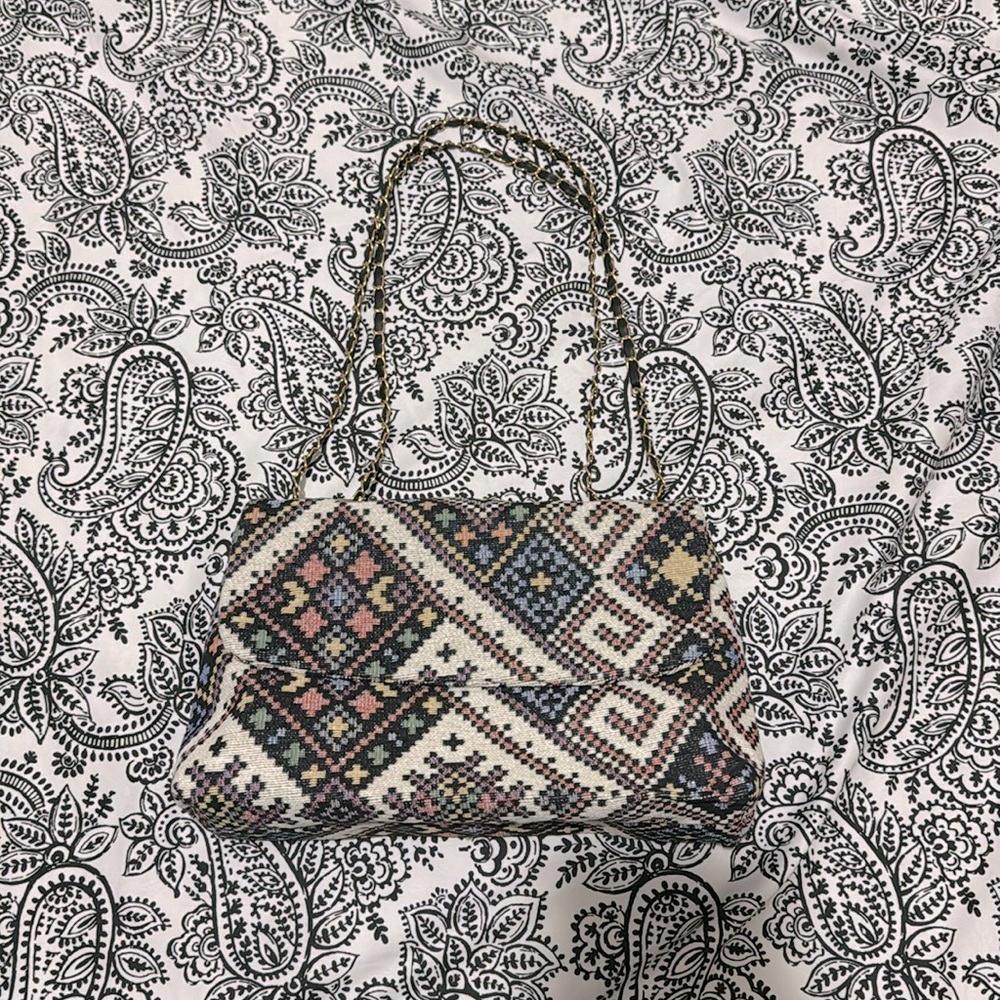 NWOT Geo Stitch Crossbody&Shoulder Bag